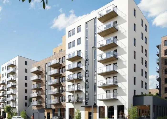 New Modern Apartment In Central Jessheim